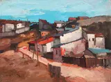 Jean Cheller, Margine de mahala, ulei pe carton