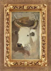 Nicolae Grigorescu, Ghiocel, ulei pe pânză lipită pe lemn