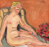 Luky Galaction Zambra, Intimitate, ulei pe carton