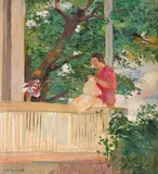 Nicolae Grant, Pe verandă