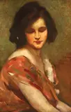 Petre Remus Troteanu, Melancolie, ulei pe pânză lipită pe carton