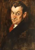 Eustațiu Stoenescu, Anastase Zăgan (directorul Trezoreriei BNR), ulei pe carton