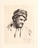 Theodor Aman, Târgoveț, 1874, acvaforte