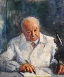 Alexandru Ciucurencu, Portretul cercetătorului Haralamb Teodoreanu