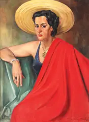 Richard Mayol, Eleganță, 1942, ulei pe pânză