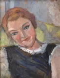 Franțuzoaică by Theodor Pallady, ulei pe carton, offered Feb 2018