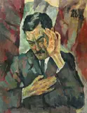 Hans Eder, Deziluzionatul, 1923, ulei pe carton