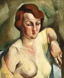Lucretia Mihail-Silion, Intimitate, 1926, ulei pe pânză