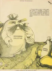 Iosif Ross, "Drumul Belșugului", afiș de propagandă în favoarea colectivizării, de Iosif Ross, 1953