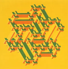 Efemeride by Mihai Olos, serigrafie, sold Jan 2018
