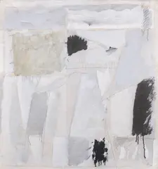 Jocul formelor by Virgil Almasanu, 1970, acrilic și creion pe pânză, offered Jan 2018