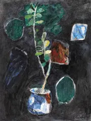 Pavel Codiță, Interior, ulei pe pânză