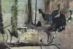 Andrei Ciurdărescu, Forest, ulei pe pânză