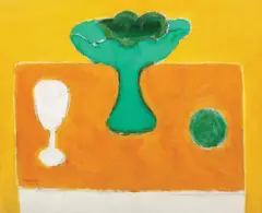 Fructiera verde by Ion Pacea, ulei pe pânză, offered Jan 2018
