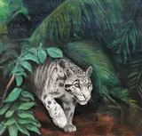 Carmen Belean, Selfportrait, 2017, ulei pe pânză