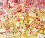 Floriama Cândea, (FFF XXX) Untitled 25, 2014, ulei, monoprint și rășină pe pânză