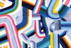 Conexiuni II by Andrea Tivadar, 2016, ulei pe pânză, sold Jan 2018