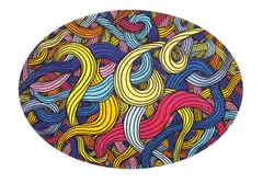 Ocu, Untitled, 2017, acrilic pe pânză
