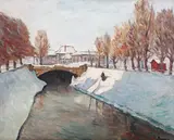 Marius Bunescu, Iarna pe cheiul Dâmboviței