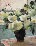 Sile Ionescu, Boule-de-neige, 1936, ulei pe carton