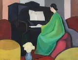 Jean Negulesco, Pianista, 1941, ulei pe pânză