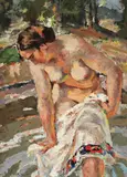 Nicolae Enea, La scăldat