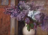 Paul Molda, Parfum de liliac, ulei pe placaj