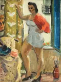 Gheorghe G. Vânătoru, Model în atelier