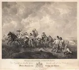 Friedrich Hohe, Îmblânzitori de cai valahi, litografie
