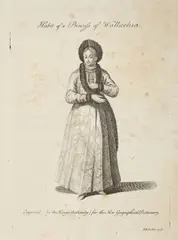 François Morellon de La Cave, Principesă valahă, cca. 1760, acvaforte
