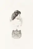 Adolphe Lalauze, Regina Elisabeta, acvaforte