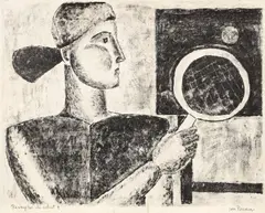 Ion Pacea, Tenis, litografie