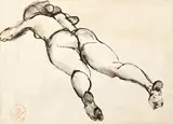 Eugen Popa, Nud, tuș pe hârtie