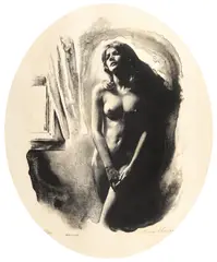 Sandu Lieberman, Intimitate, litografie