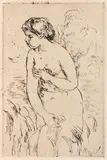 Baigneuse by Pierre-Auguste Renoir, acvaforte, sold Nov 2017