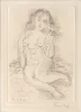Raoul Dufy, Tânără fată, acvaforte