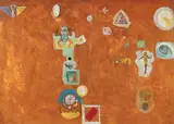 Ion Grigorescu, Egalităţi (după desenul Artă Stupidă), 1980, ulei pe pânză