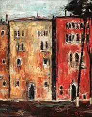 Corneliu Baba, Veneția, 1961, ulei pe pânză