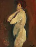 Nud by Corneliu Baba, ulei pe carton, offered Nov 2017