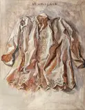Constantin Flondor, Cămaşă, 1983, ulei şi creion pe pânză