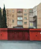 Marius Fodor, Fragment of Reality (Mănăştur), 2017, ulei pe pânză