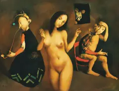 Georges Mazilu, La danse du ventre, ulei pe pânză