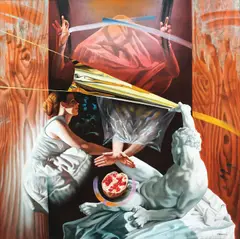 Nicolae Maniu, Rerodirea, 2015, ulei pe pânză