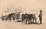 Chirigiu by Theodor Aman, acvaforte și gravură cu acul, sold Nov 2017