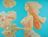 Muză by Sabin Bălașa, prima jumătate a anilor '70, ulei pe pânză, sold Nov 2017