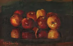Tavă cu mere by Octav Băncilă, ulei pe pânză, offered Nov 2017