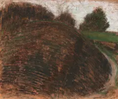 István Nagy, Dealuri, pastel pe hârtie