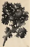 Étienne Hajdú, Flăcări negre, 1983, litografie