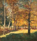 Francisc Gall, După-amiază în parc