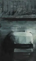 Adrian Ghenie, Gură de foc (Cazemate), 2007, ulei pe pânză